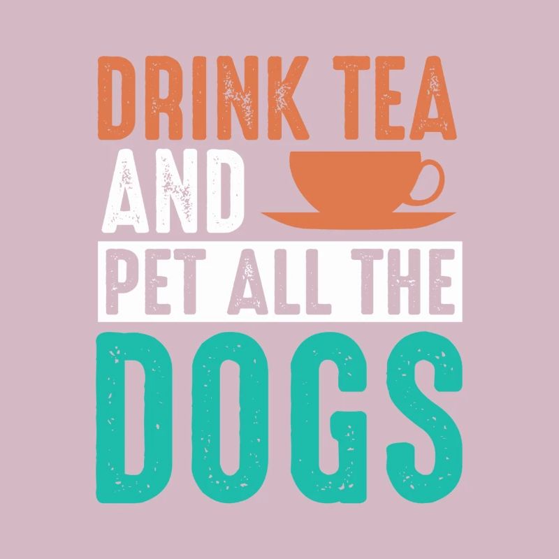 Tea Drinking Pet Dogs Chai Drinker