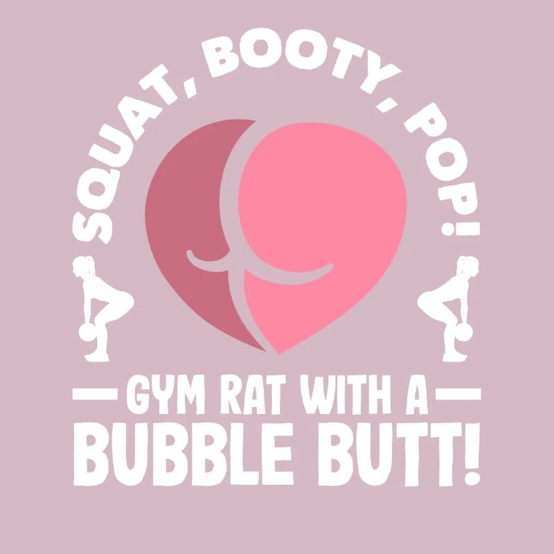 Squat, Booty, Pop! Gym rat with a Bubble Butt