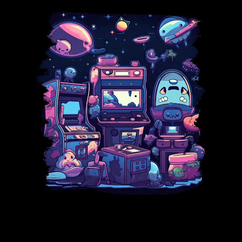 Arcade Gaming Retro Slots Games 80s Gamer