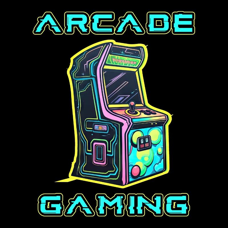 Arcade Gaming Retro Slots Games 80s Gamer