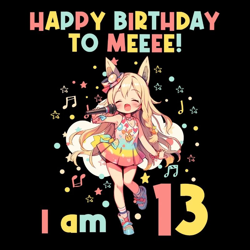 Anime Mandga K-Pop KPop Mädchen 13. Geburtstag