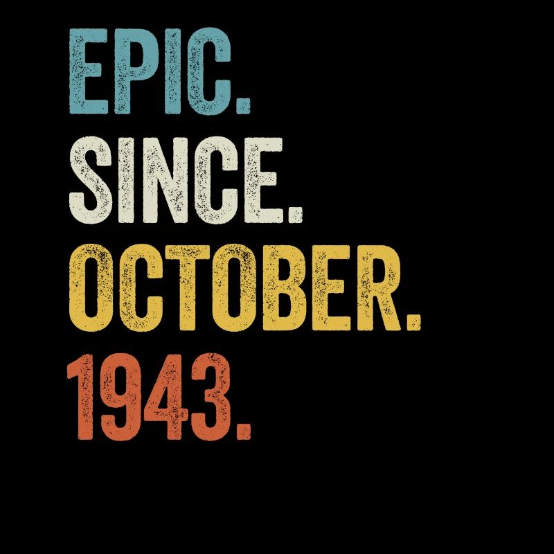 80e anniversaire 80 ans épiques depuis octobre 1943