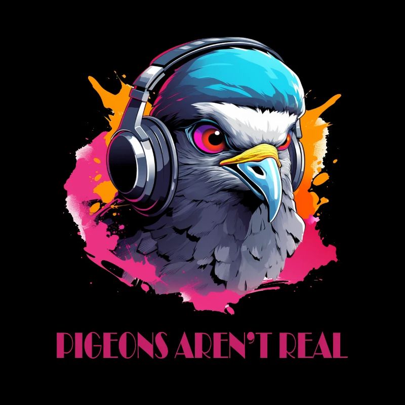 Eagle with headset