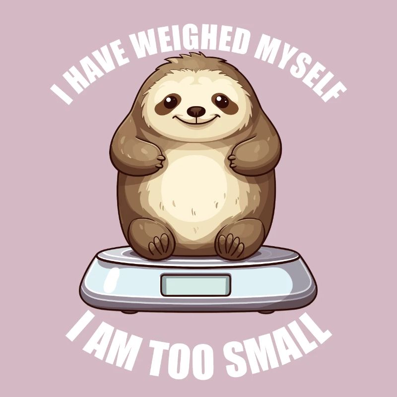 I've weighed, I'm too small, a sloth