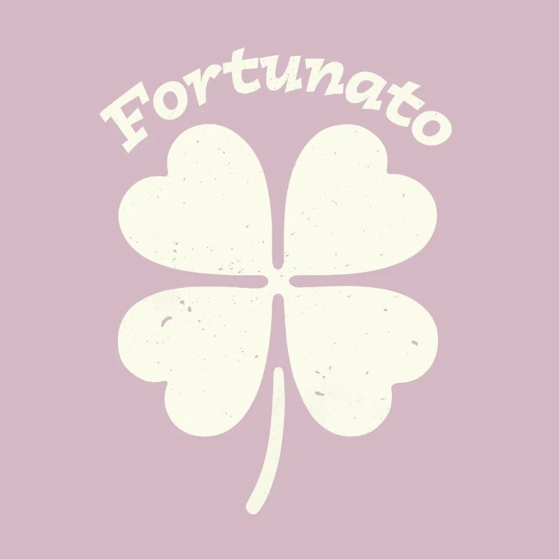 Fortunato Emblem Distressed Four-Leaf