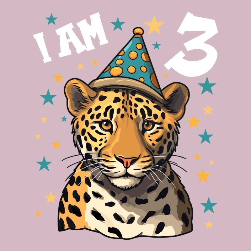 J’ai 3 ans Léopard Léopard 3ème anniversaire