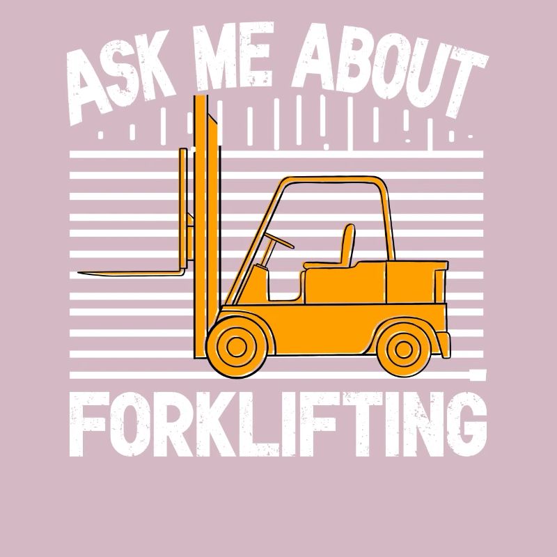 Forklift operator ask me about forklifting