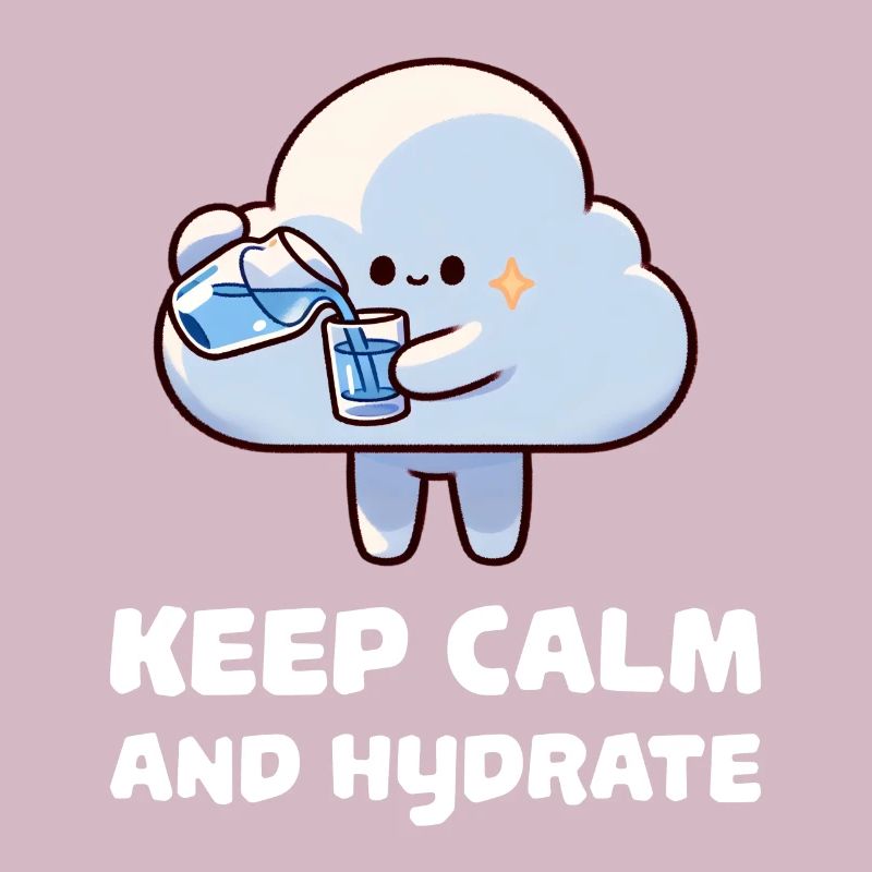 Restez calme et hydratez-vous