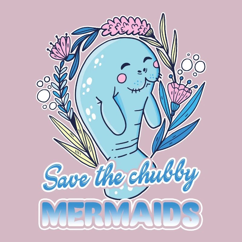 Manatee Save Chubby Mermaids