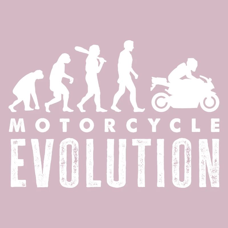 Motorcycle Evolution Vintage Biker Motorcycle