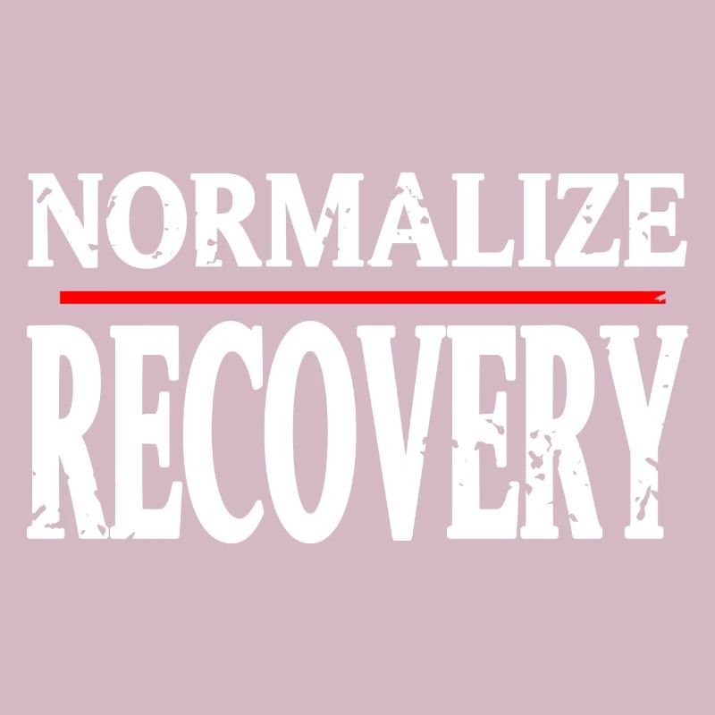 Normalize Recovery Retro Vintage Sober Designs