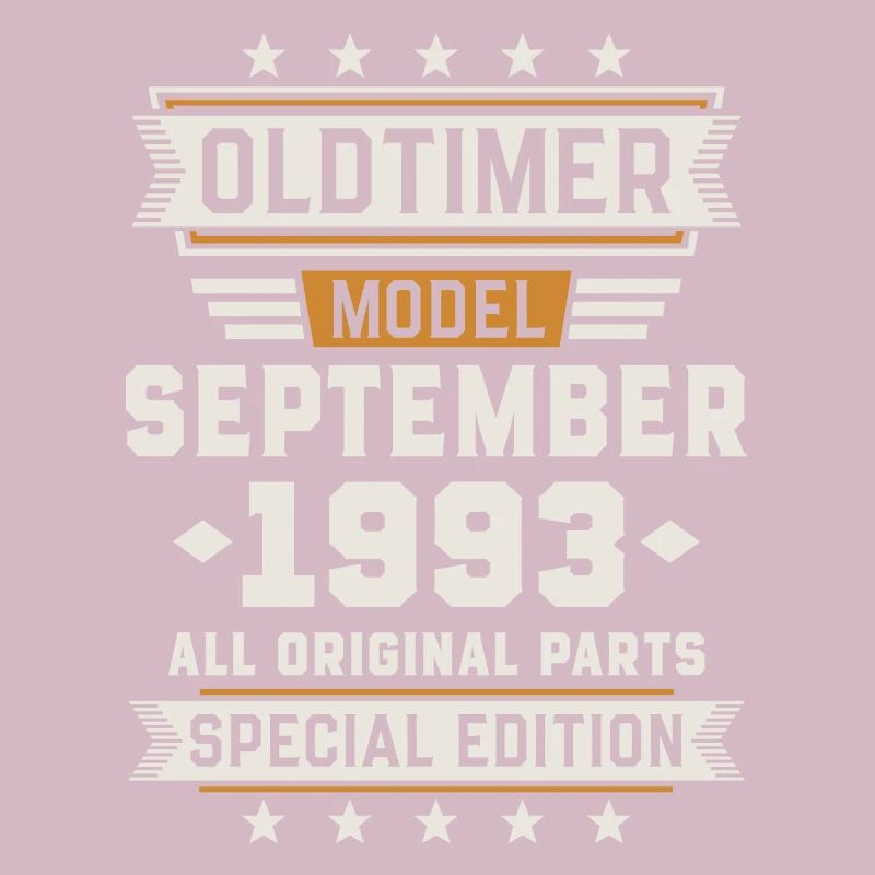 Oldtimer September 1993 Birthday Gift