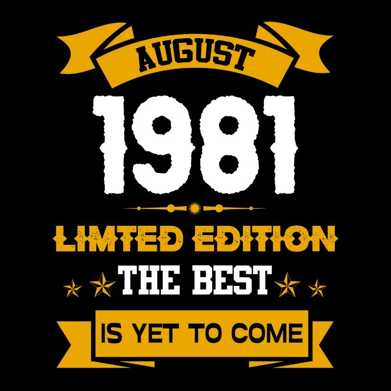 August 1981 Geburtstagsgeschenk