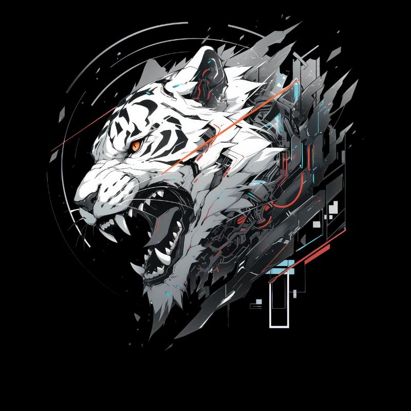 Mecha Animal Tiger Wolf Fox Dino Bear Cyborg