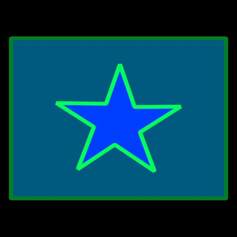 Étoile Vert Bleu