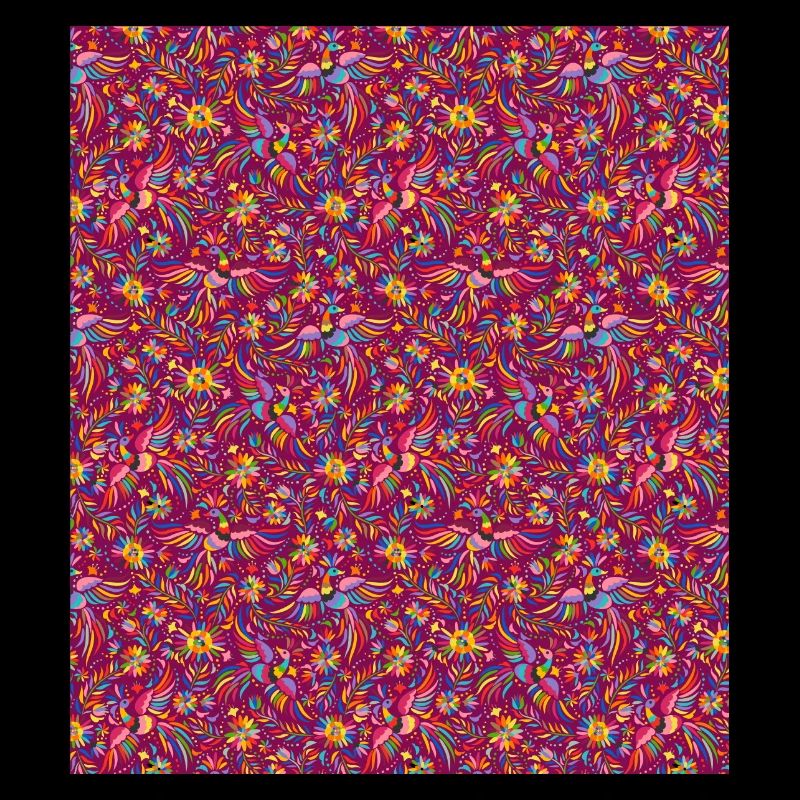 Peacock Floral Pattern