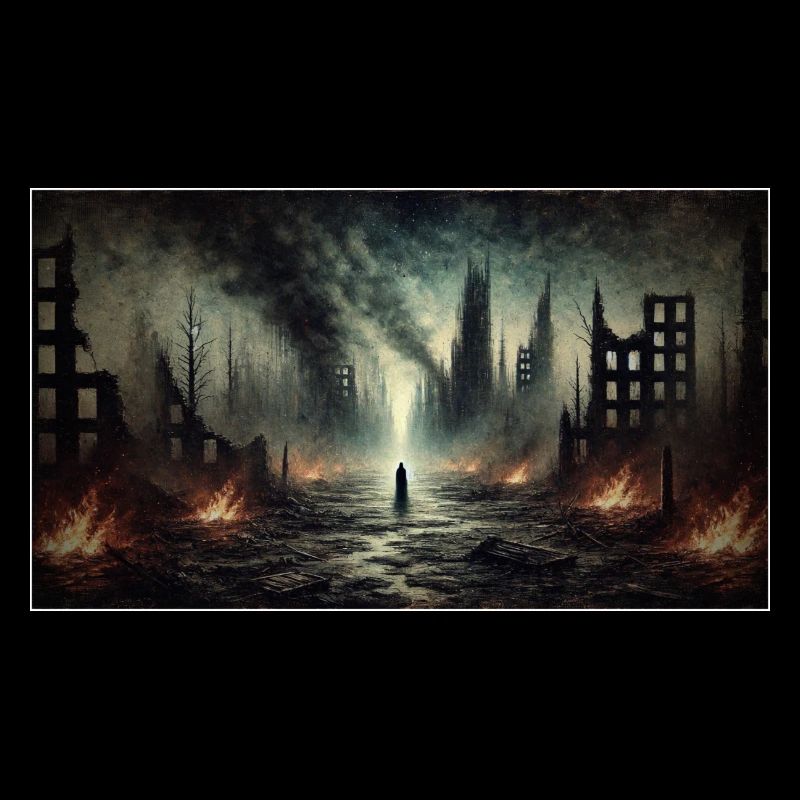 Post-apocalyptic ruins
