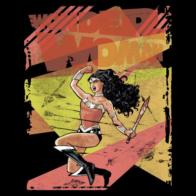 DC Comics Wonder Woman Rétro Avec Épée