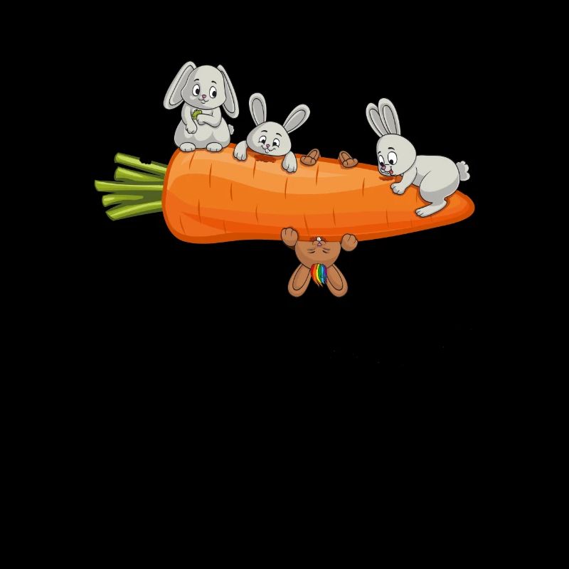 Conception de carotte lapin mignon lapin mignon