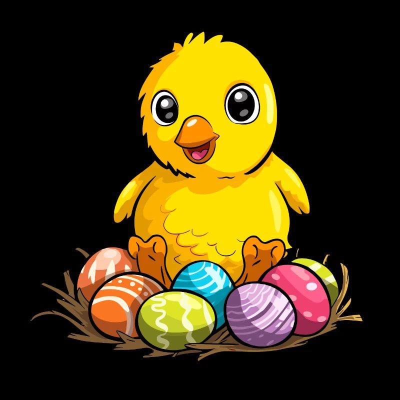 Cute Easter chick