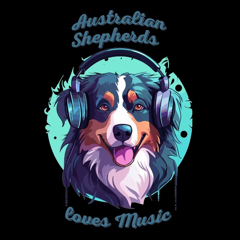 Australian Shepherds love music
