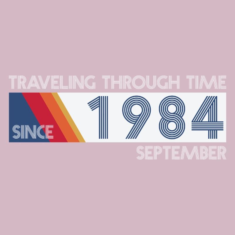 Funny Zeitreise Geburtstags Design September 1984