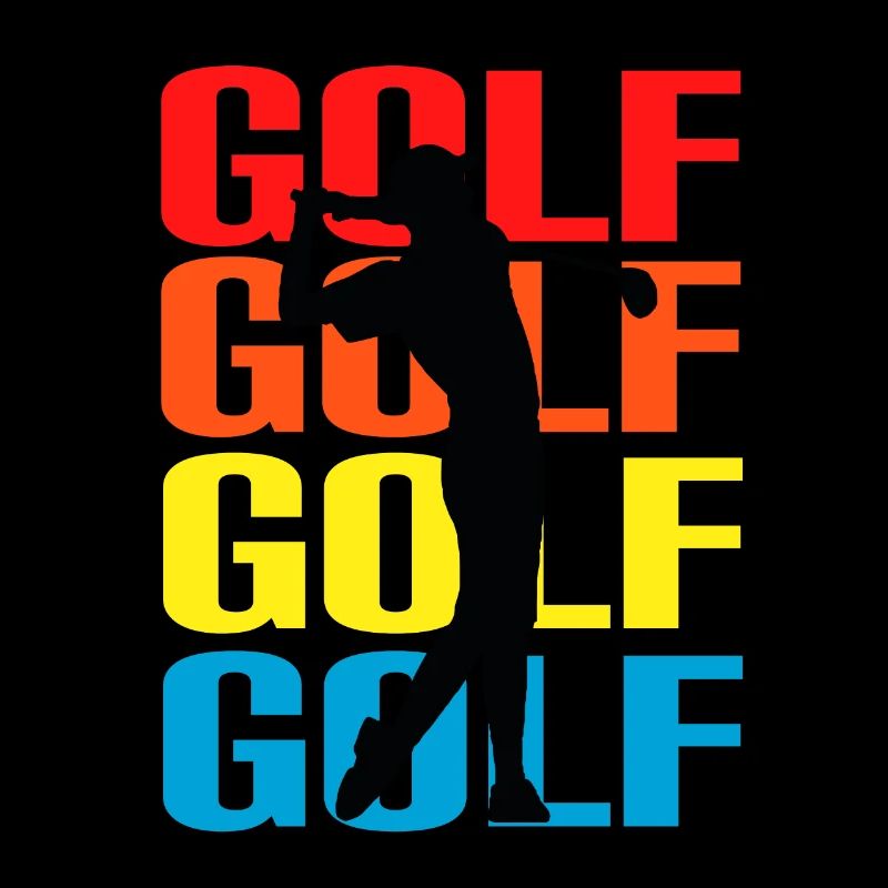 Golf Golf Fan Golf Lovers Golf Love Design coloré