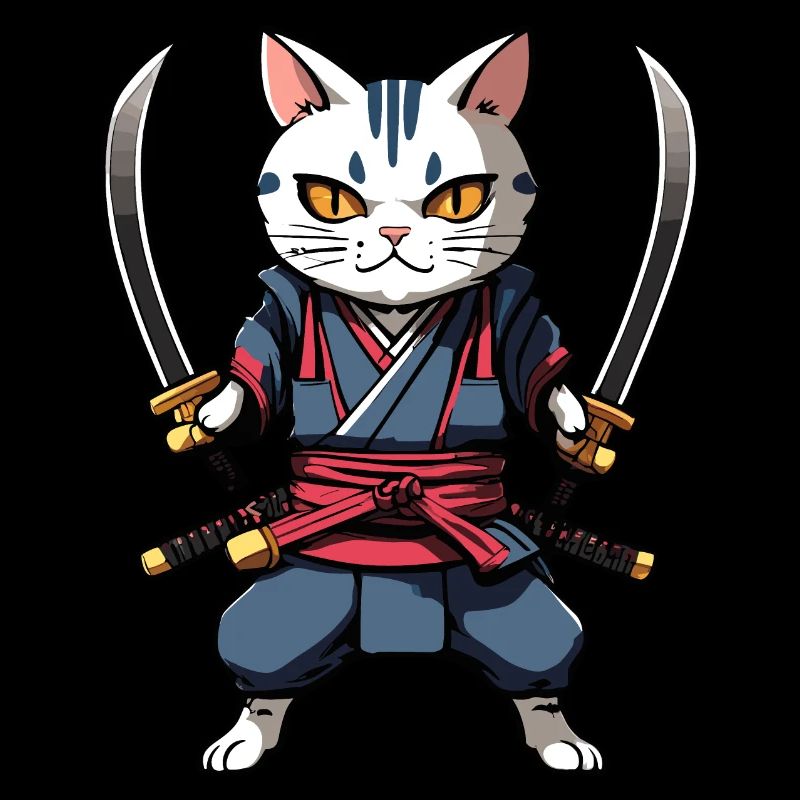 Chat samouraï #33