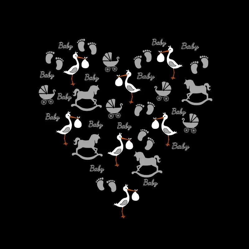 Bébé cigogne naissance