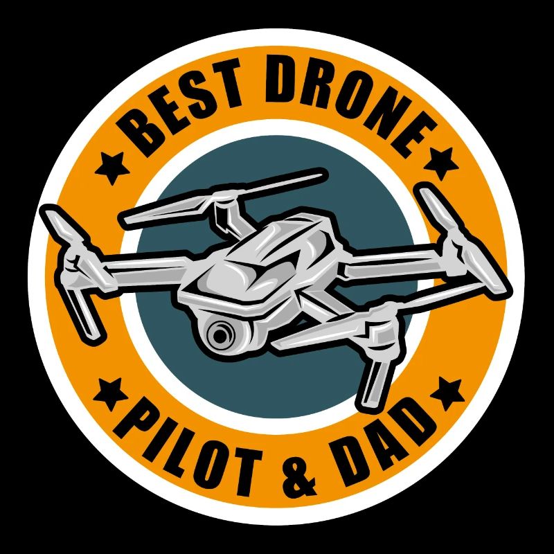 Best Papa & Drones Quadrocopter Pilot Gift