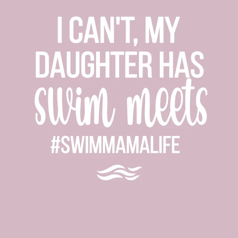 Stolze Schwimmmama Mutter Schwimmer Schwimm-Mama