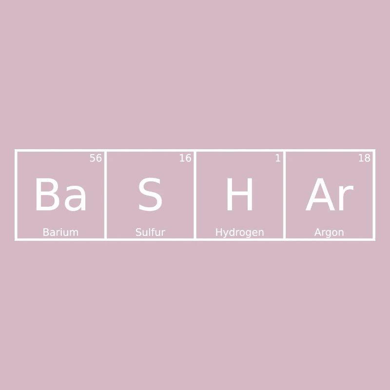 Bashar Nom Prénom Chimie Éléments du tableau périodique