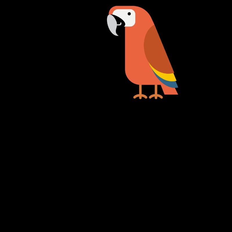 red parrot ornithology bird