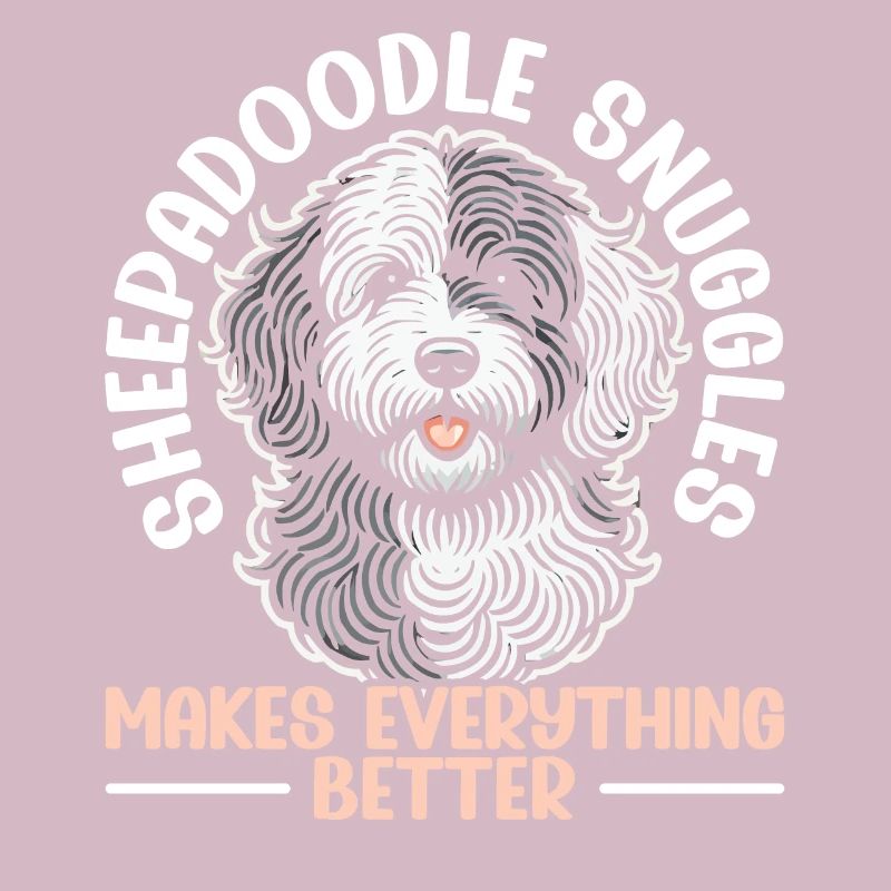 Chien Sheepadoodle mignon
