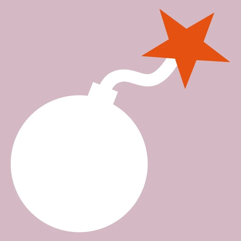 Bomb dynamite star icon shape icon