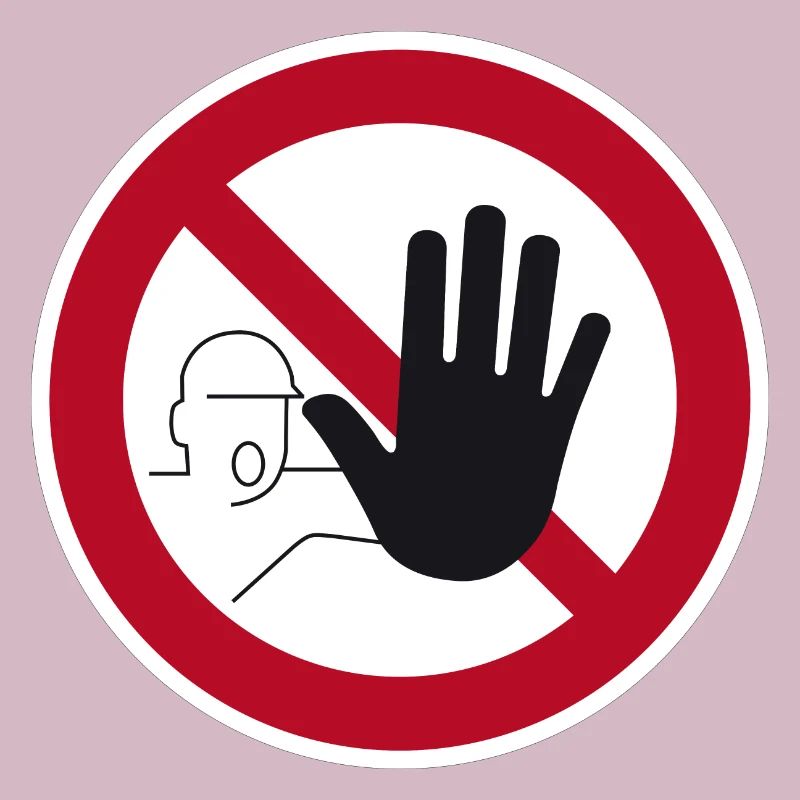 Panneau d'interdiction d'accès