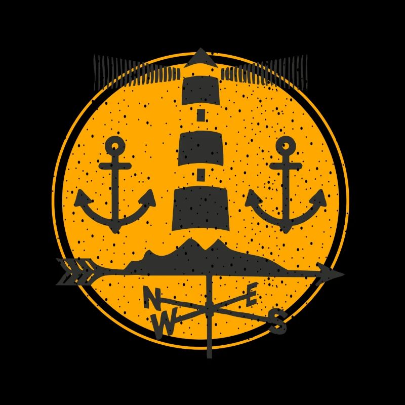 Lighthouse Anchor BalticShDesign compass
