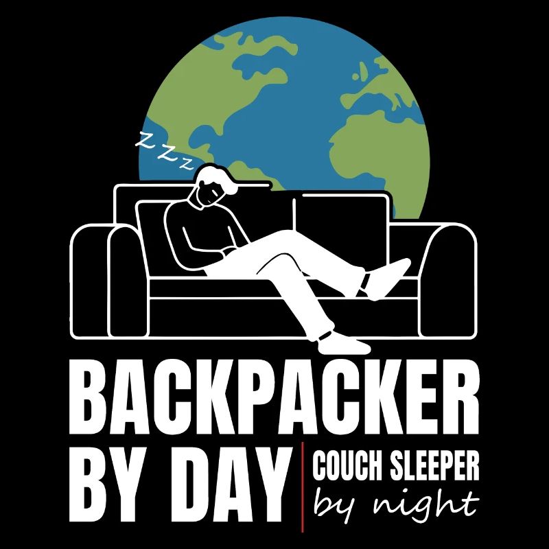 Backpacker le jour Couch Sleeper la nuit