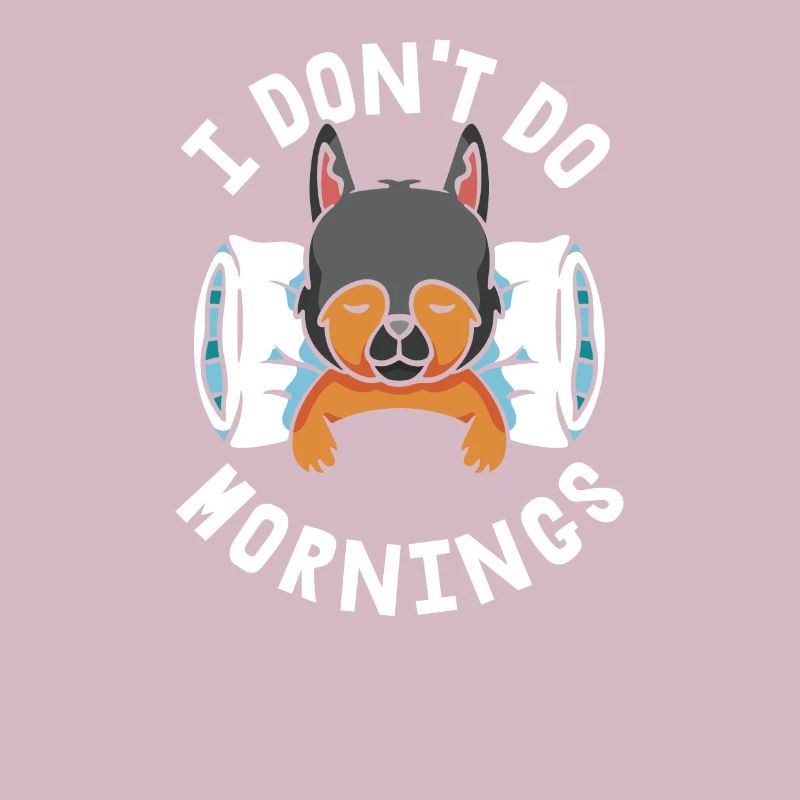 Schäferhund Lustig I Dont Do Mornings