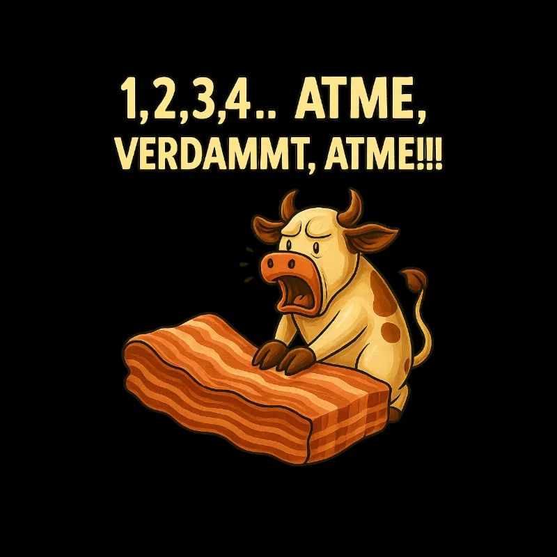 T-shirt drôle de vache