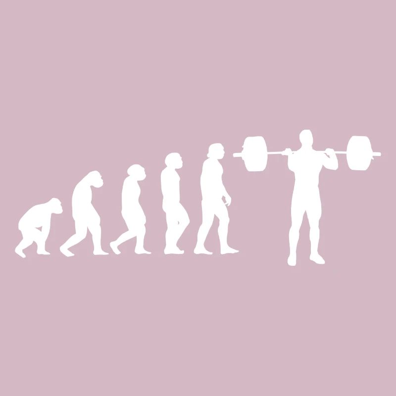 Evolution Gewichtheber