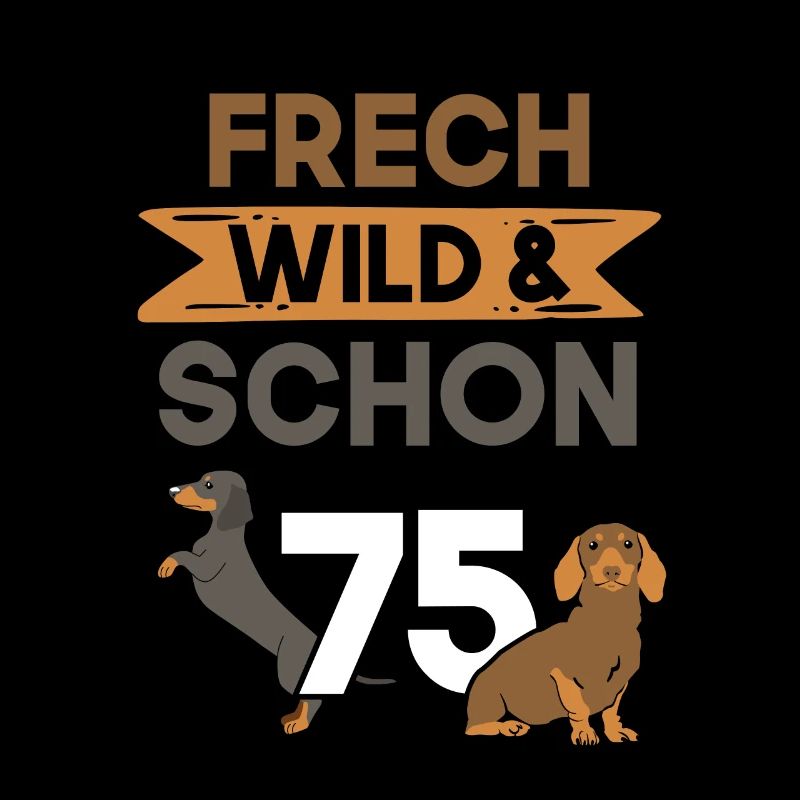 Geschenk 75 Jahre Geburtstag Dackel