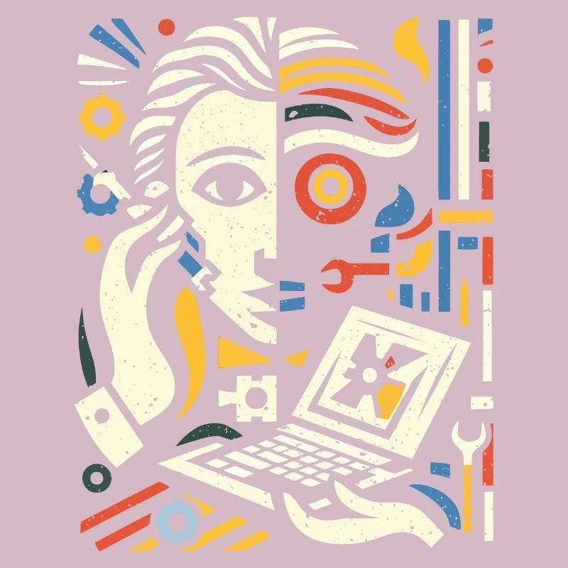 Cooles Techniker Kunst Geschenk