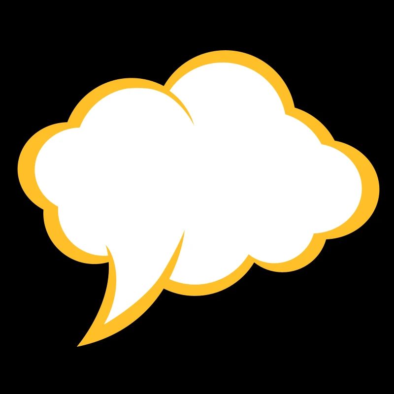 Comic speech bubble