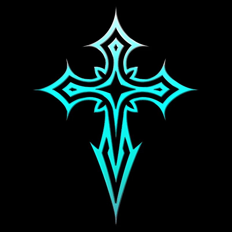 Goth Cross Y2K Emo Cross Gothic Aesthetic Tribal