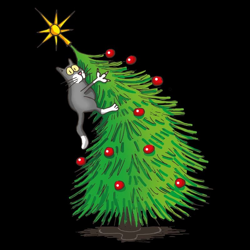 Cat Christmas tree