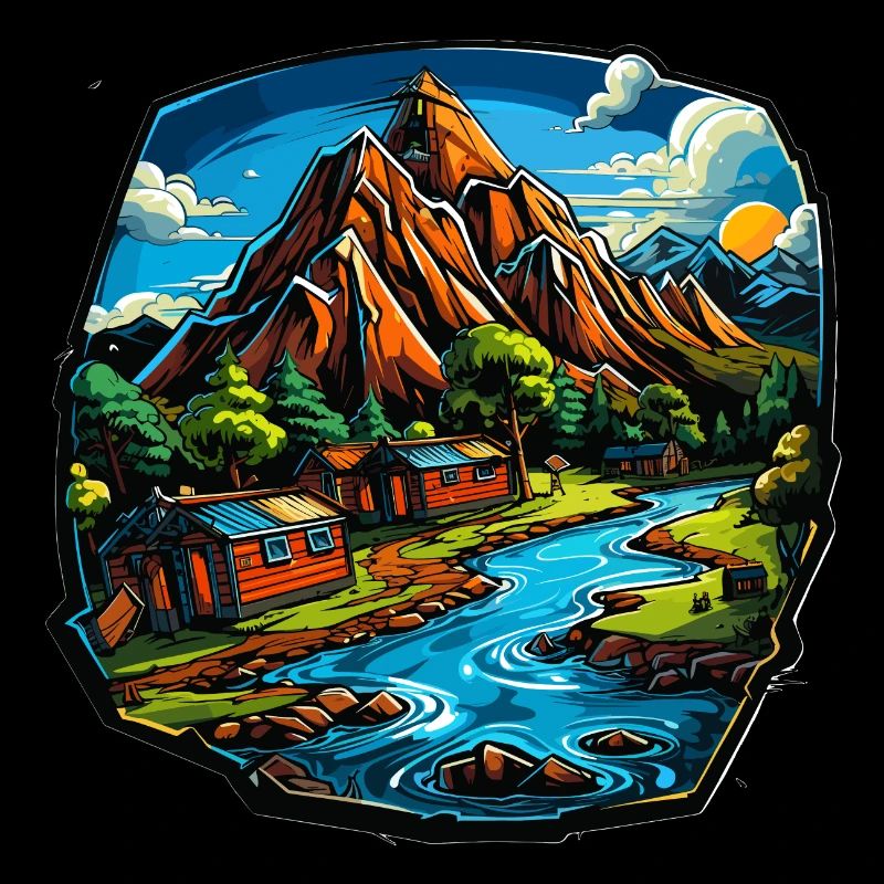 Paysage - Illustration