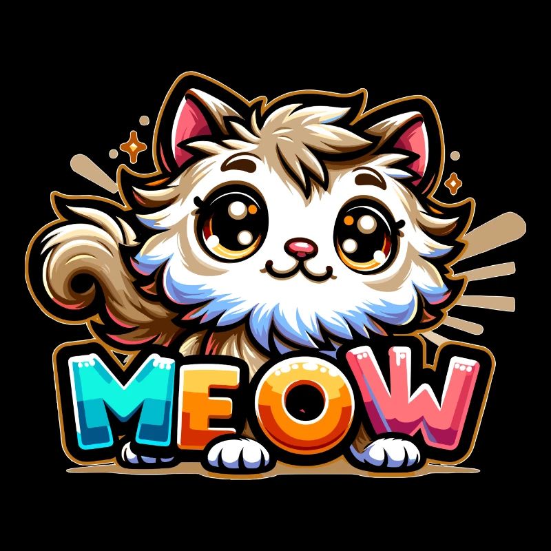 Miaou - Illustration de chat