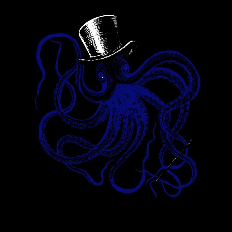 Octopus Magician Vodoo Monster Octopus Squid Ink