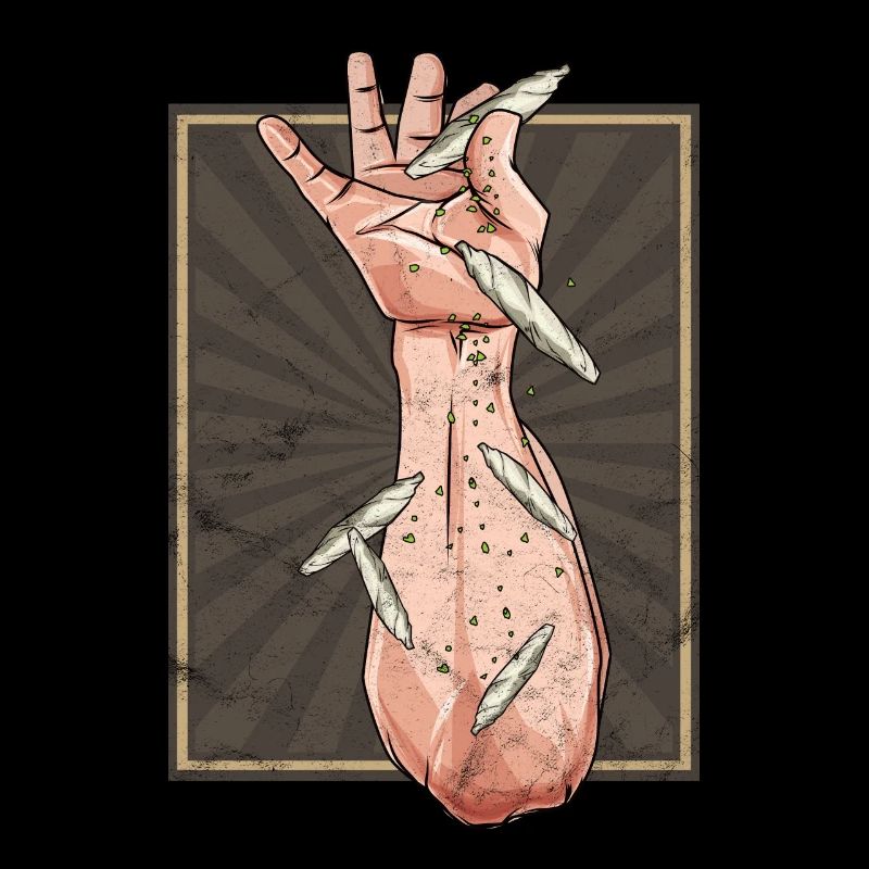 Salt Bae Meme 420 Cannabis Gift Tshirt